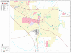 Iowa City Digital Map Premium Style